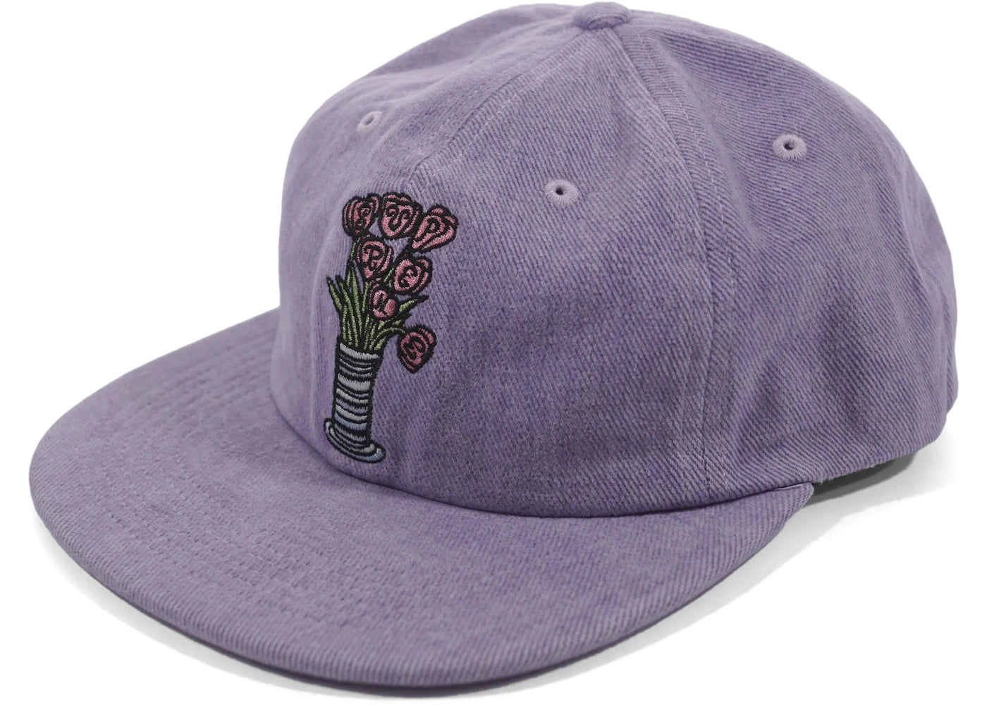 Supreme Flowers 6-Panel Light Purple