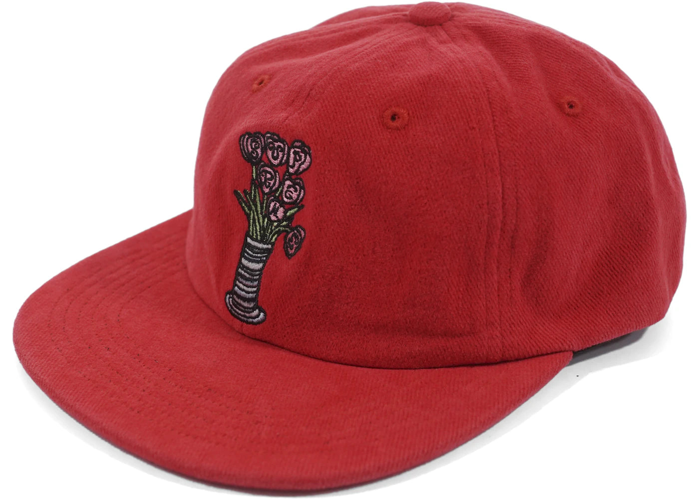 Supreme Flowers 6-Panel Red