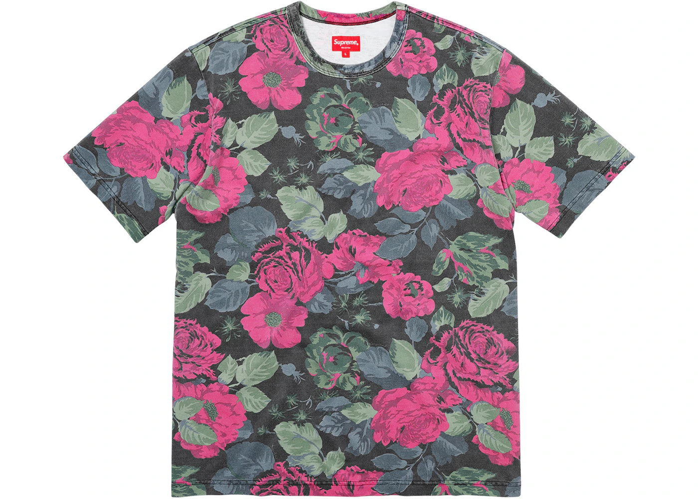Supreme Flowers Tee Black