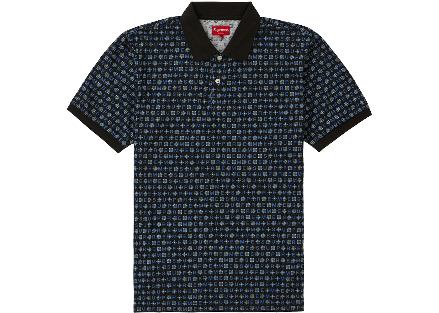 Supreme Foulard Polo Black