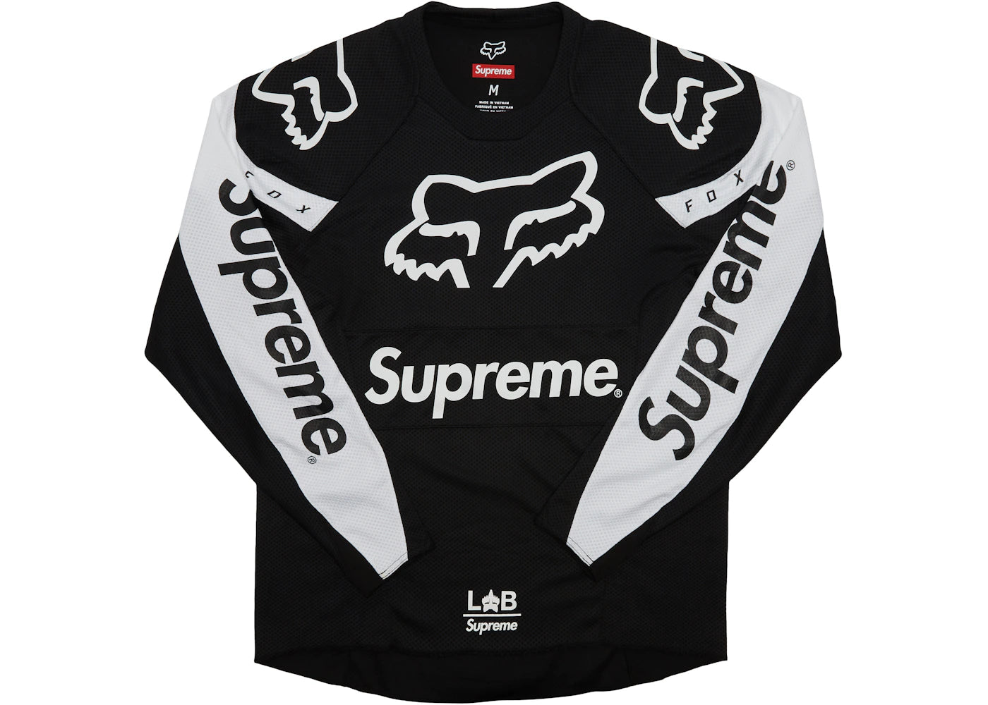 Supreme Fox Racing Moto Jersey Top Black
