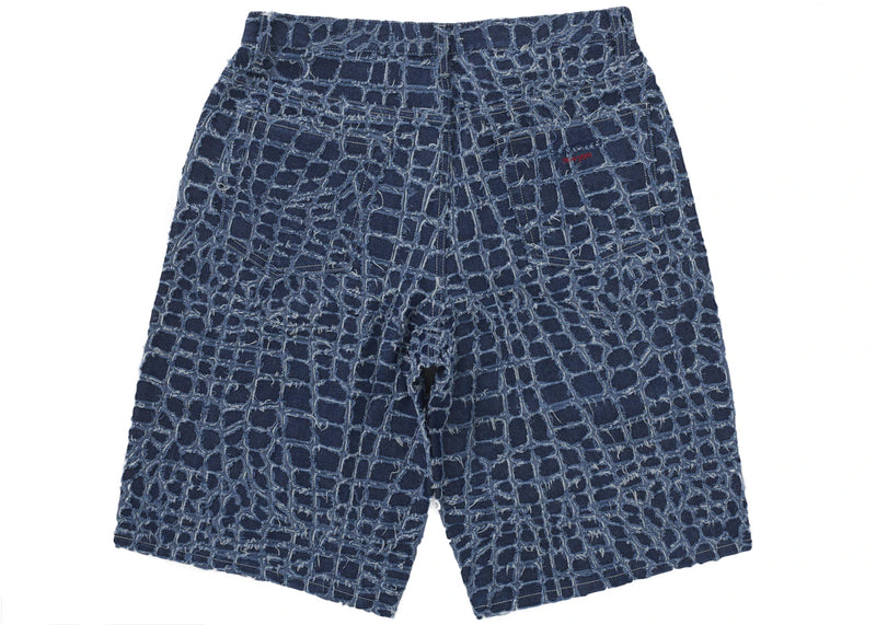 パンツ Supreme Frayed Croc Baggy Denim Short 34 Supreme Frayed Croc Baggy Denim Short 34