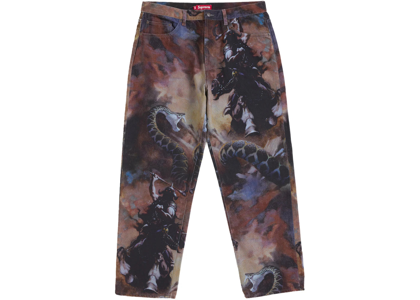 Supreme Frazetta Loose Fit Jean Multicolor