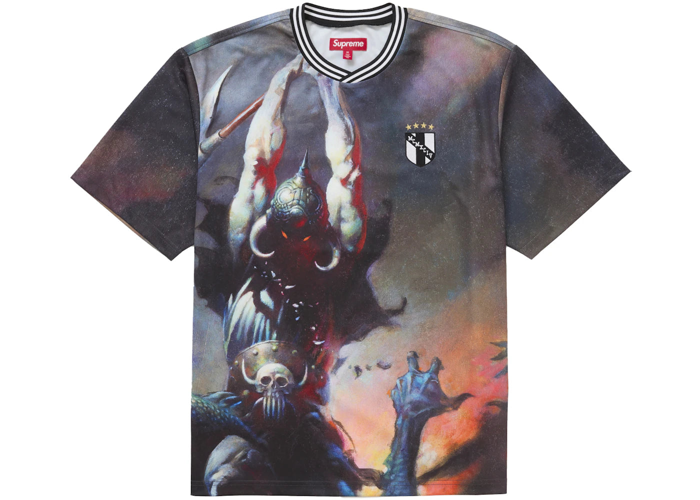 Supreme Frazetta Soccer Jersey Death Dealer