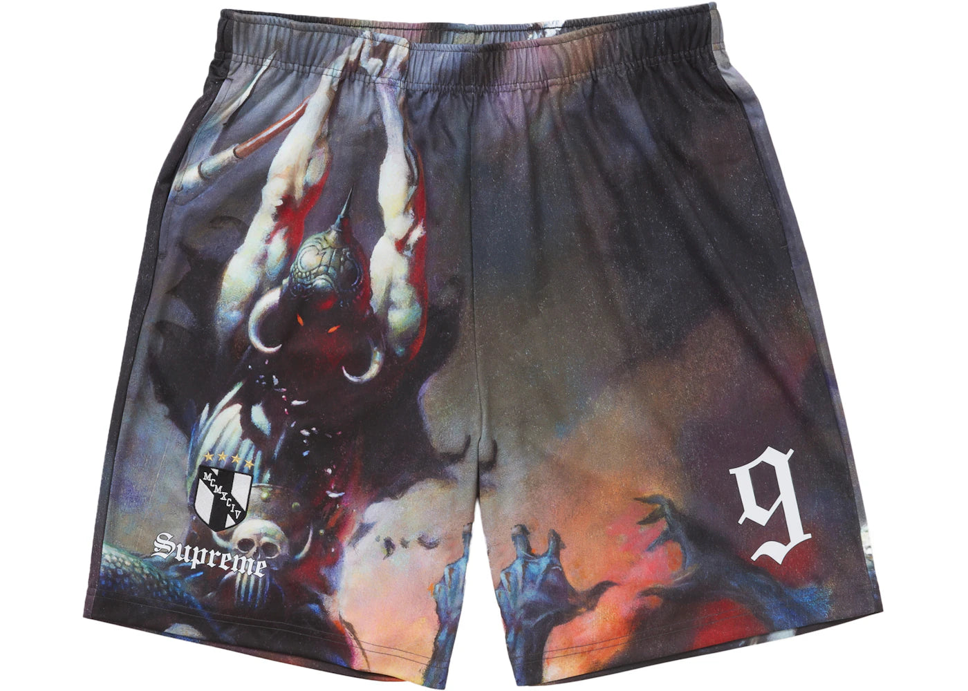 Supreme Frazetta Soccer Short Death Dealer