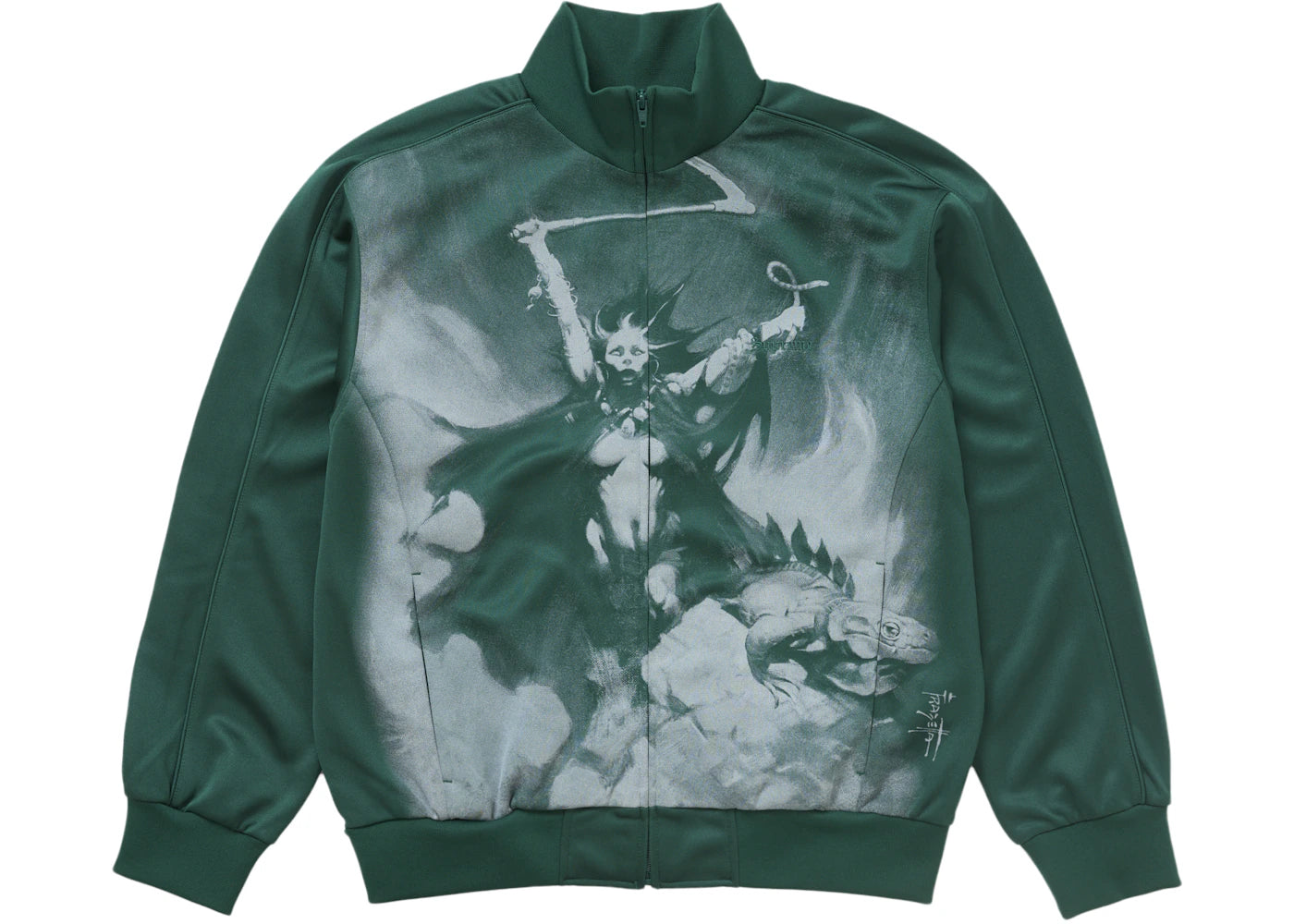 Supreme Frazetta Track Jacket Dark Green