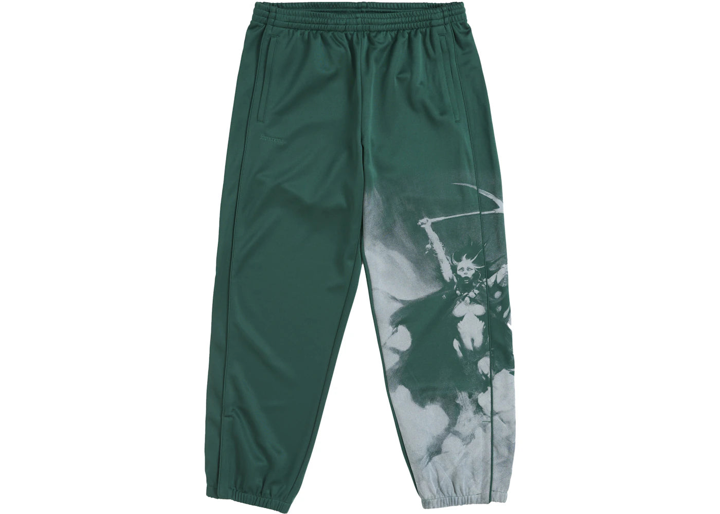 Supreme Frazetta Track Pant Dark Green