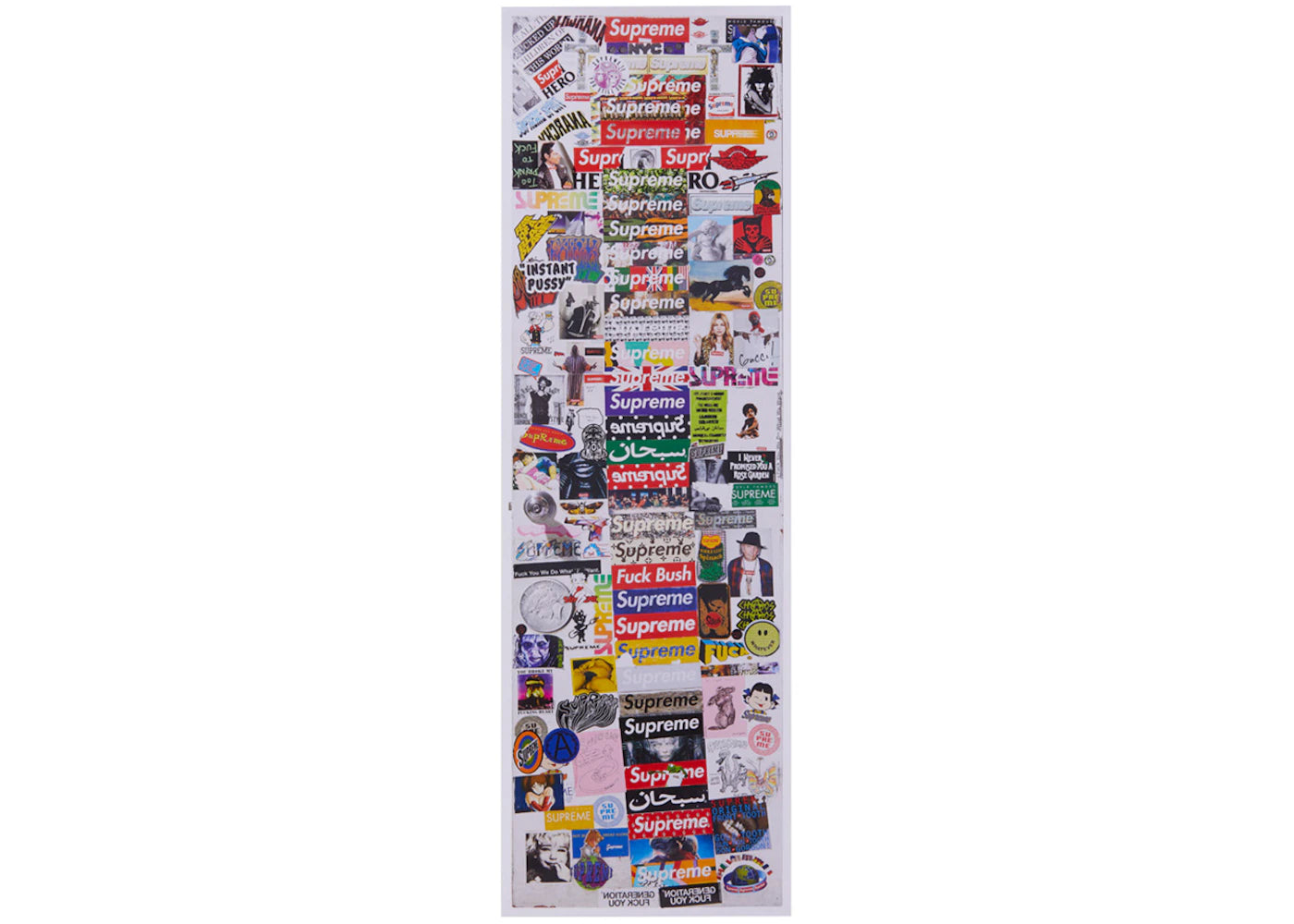 Supreme x Phaidon Sticker Door Friends & Family Poster