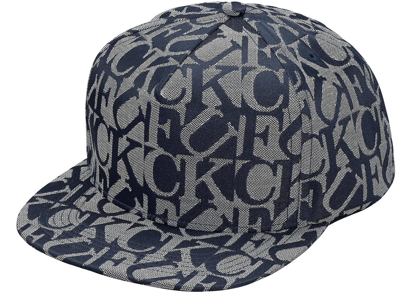 Supreme Fuck Jacquard 5-Panel Navy