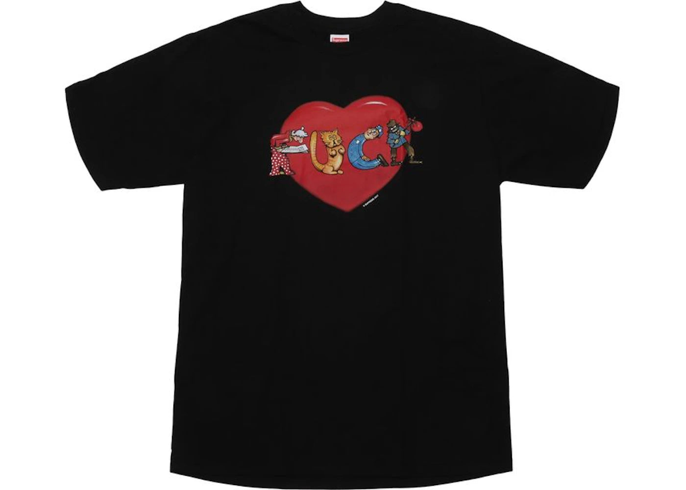 Supreme Fuck Love Tee Black