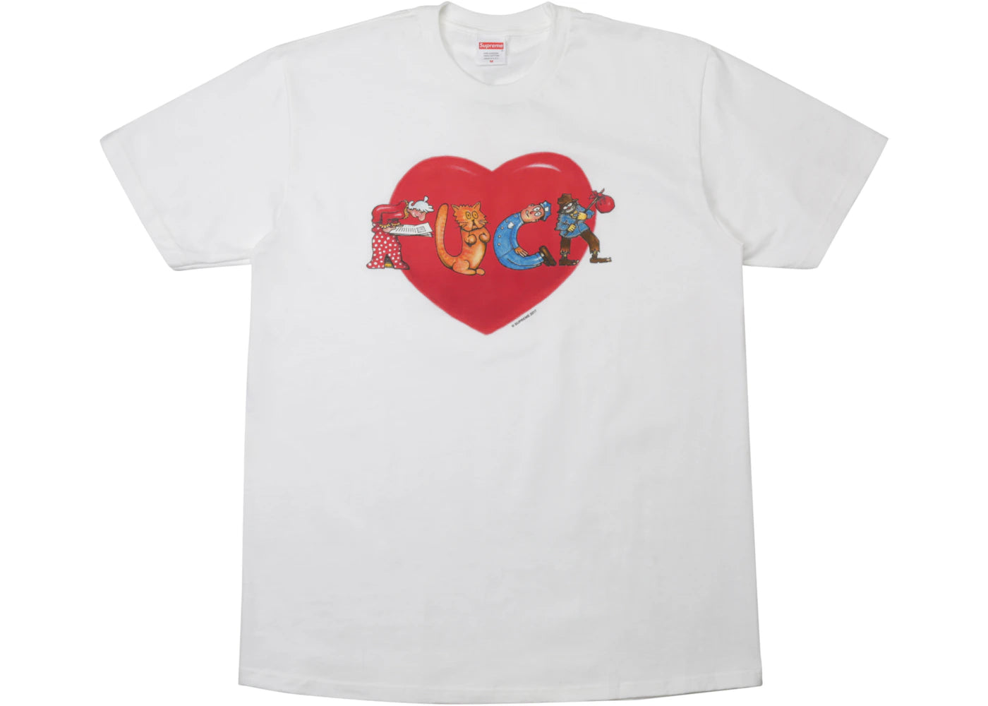 Supreme Fuck Love Tee White