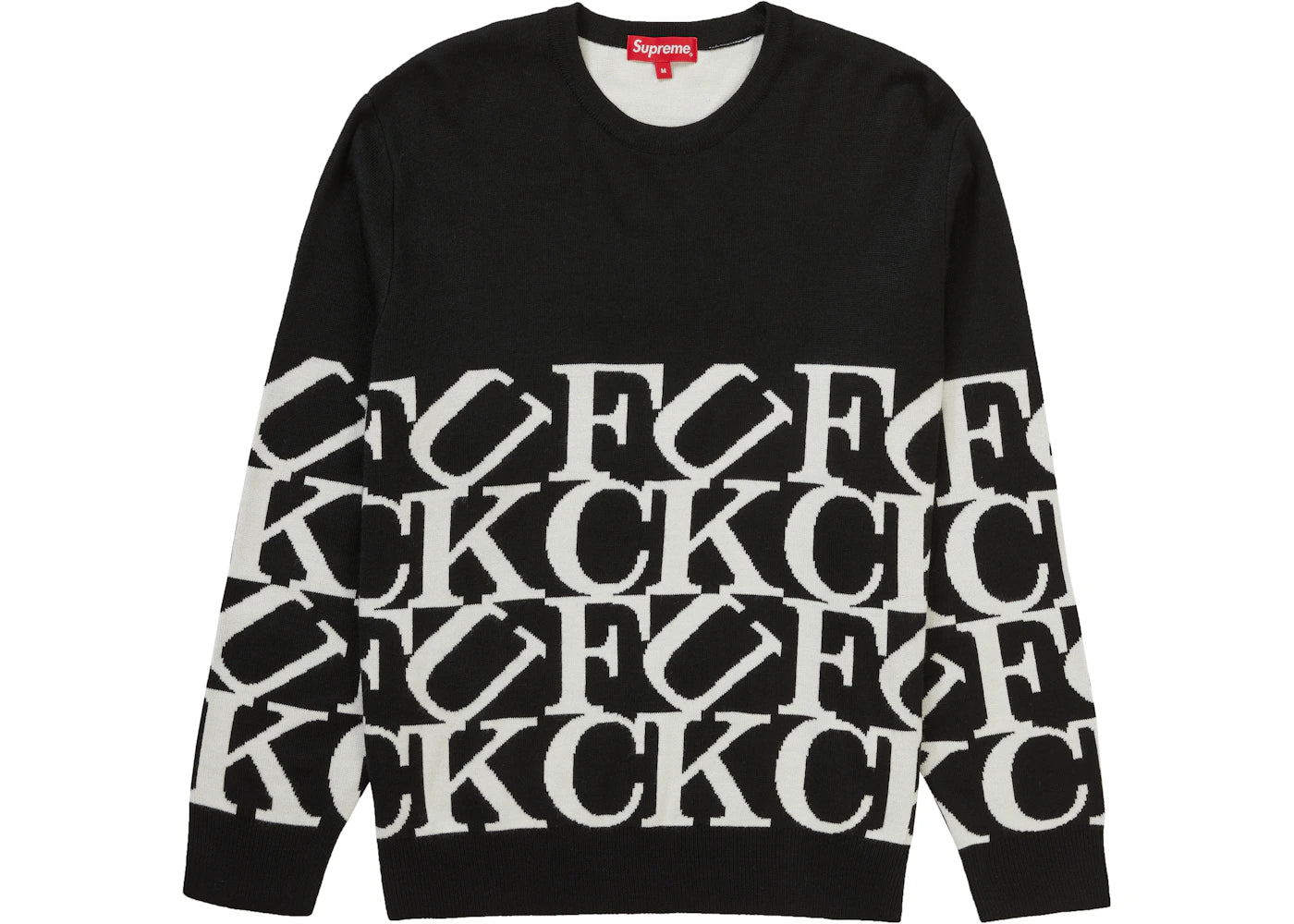 Supreme Fuck Sweater Black