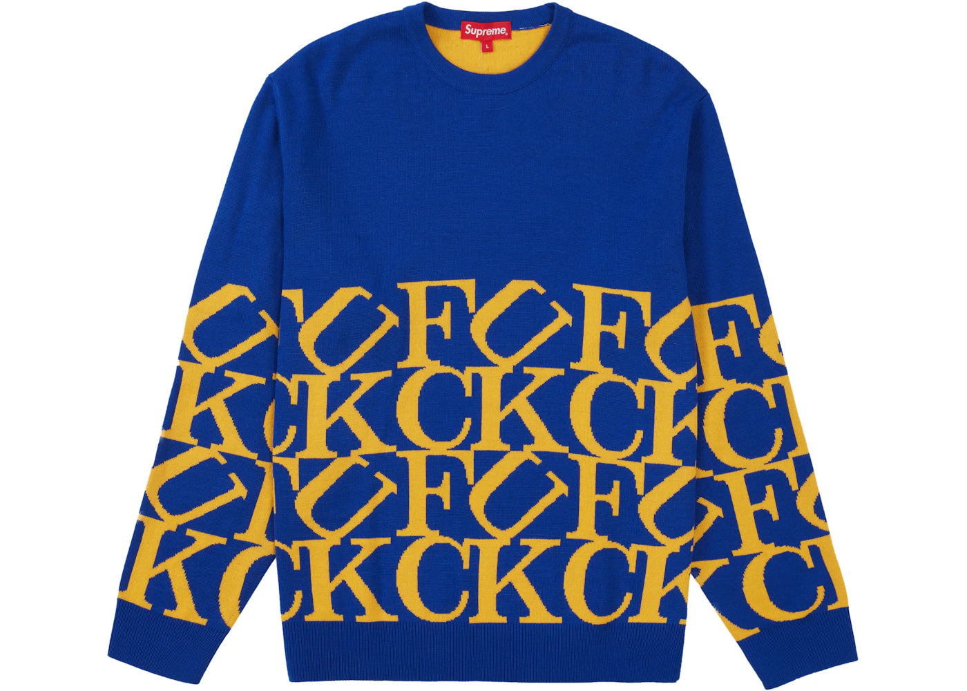 Supreme Fuck Sweater Royal