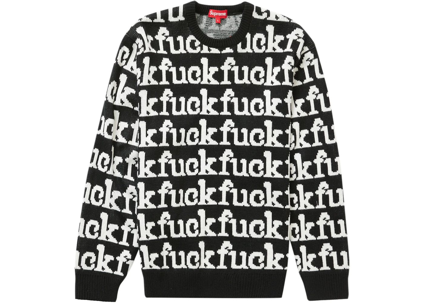 Supreme Fuck Sweater (SS22) Black