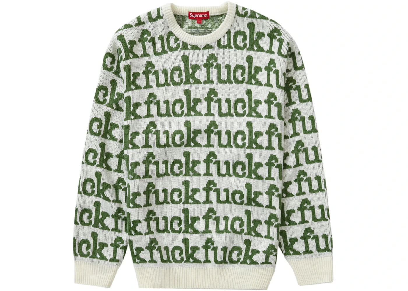 Supreme Fuck Sweater (SS22) White