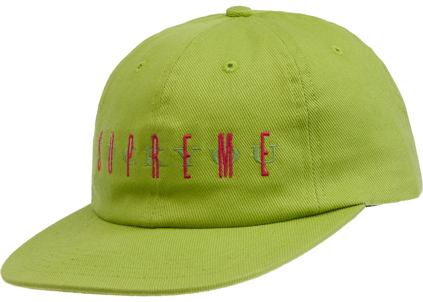 Supreme Fuck You 6-Panel Lime