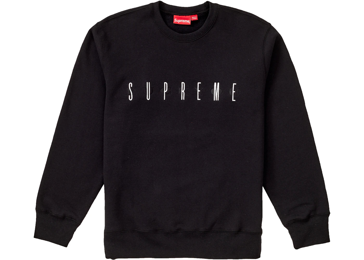 Supreme Fuck You Crewneck Black