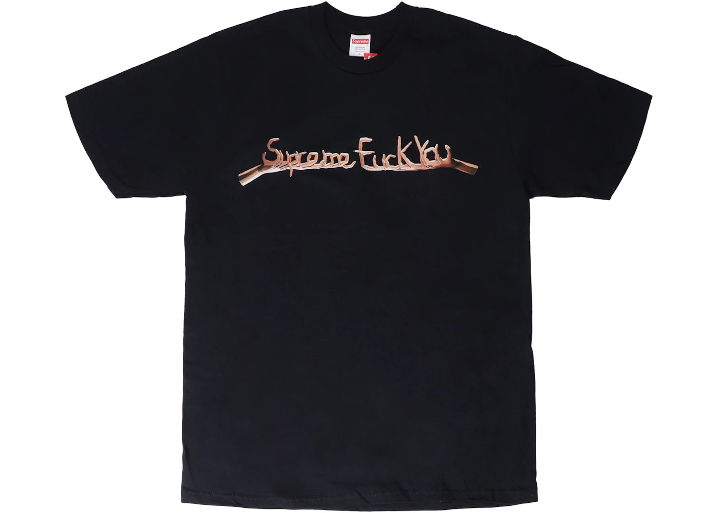 Supreme Fuck You Tee Black