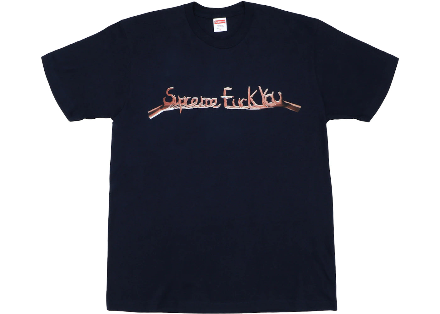Supreme Fuck You Tee Navy