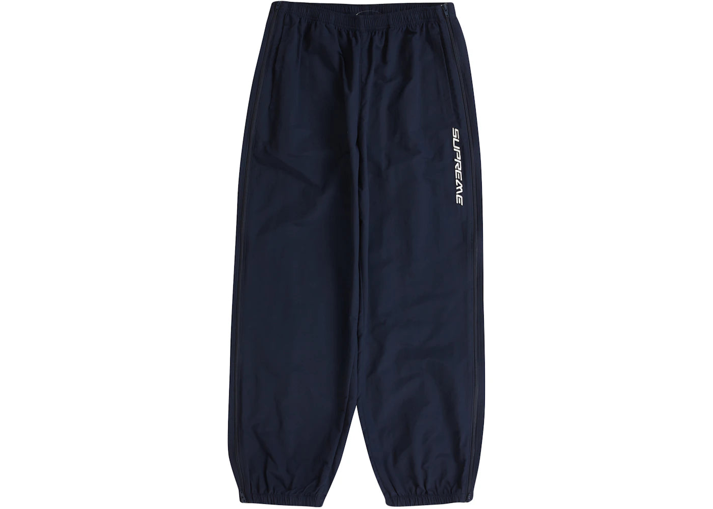 Supreme Full Zip Baggy Warm Up Pant Navy