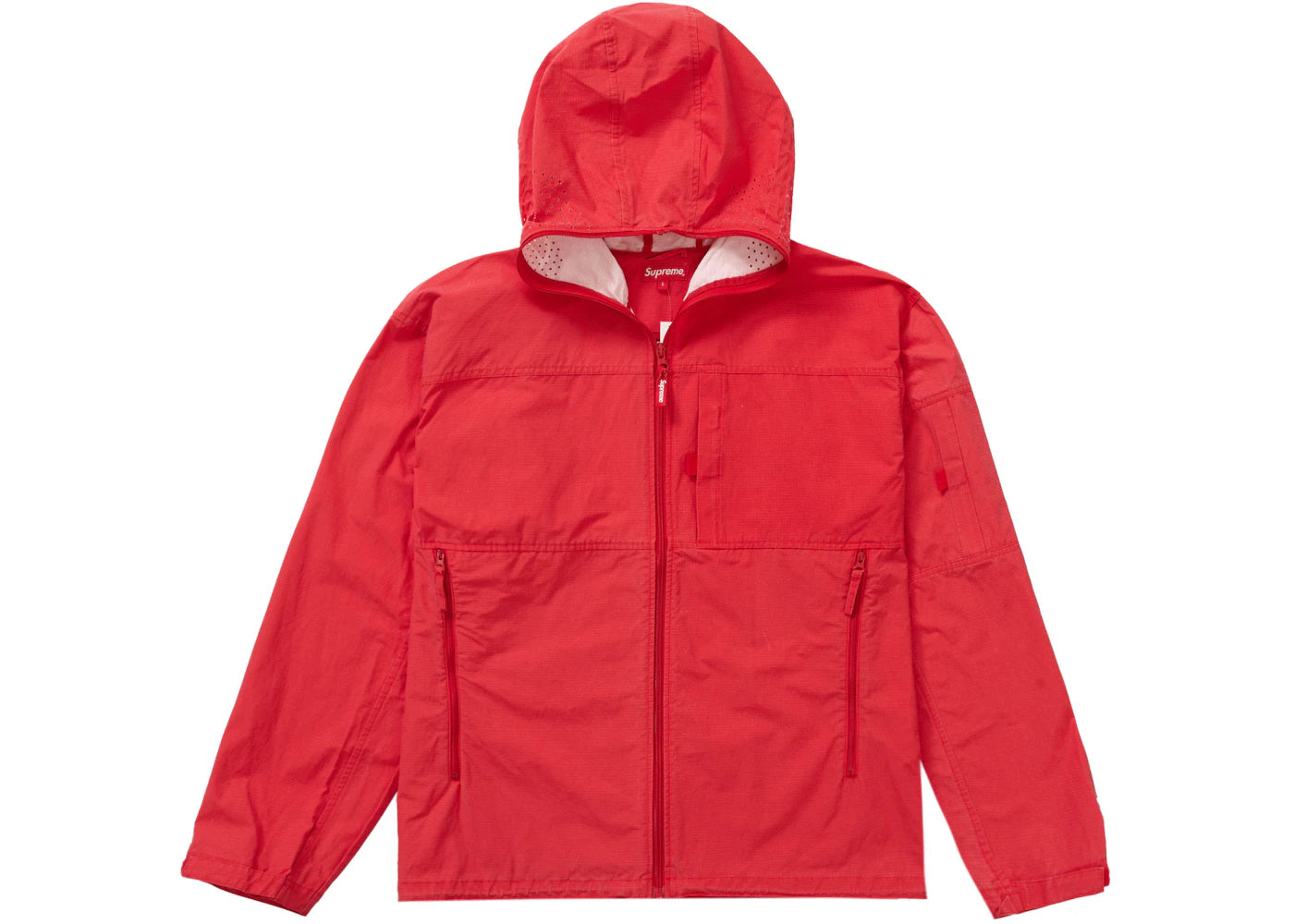 Supreme Full Zip Facemask Jacket Red