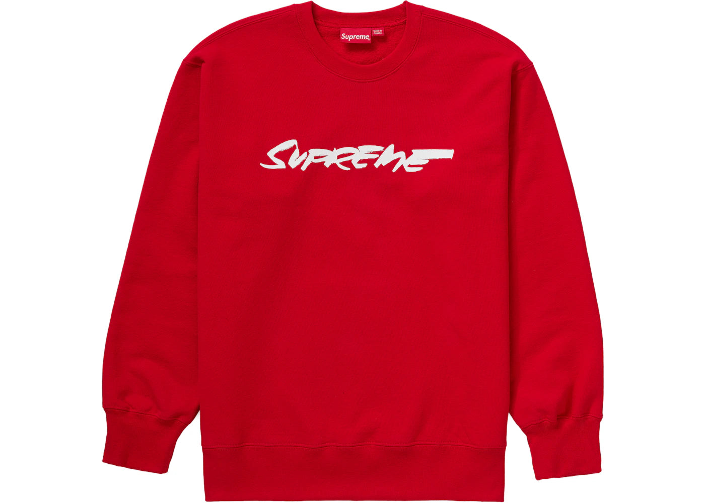Supreme Futura Logo Crewneck Red