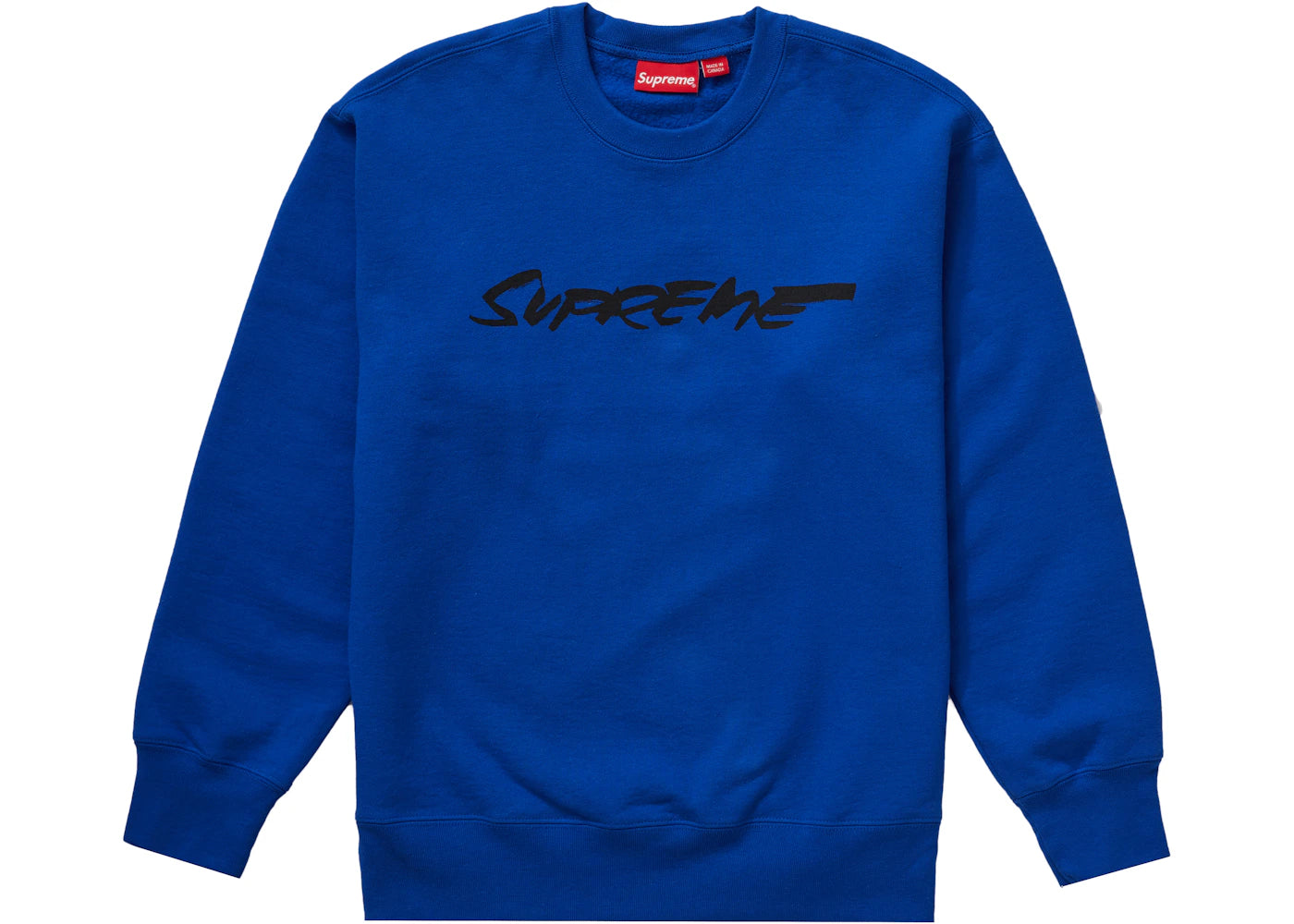 Supreme Futura Logo Crewneck Royal