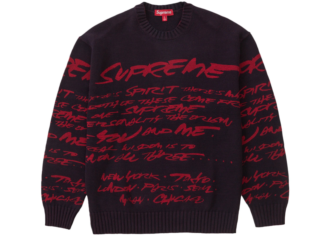 Supreme Futura Sweater Navy