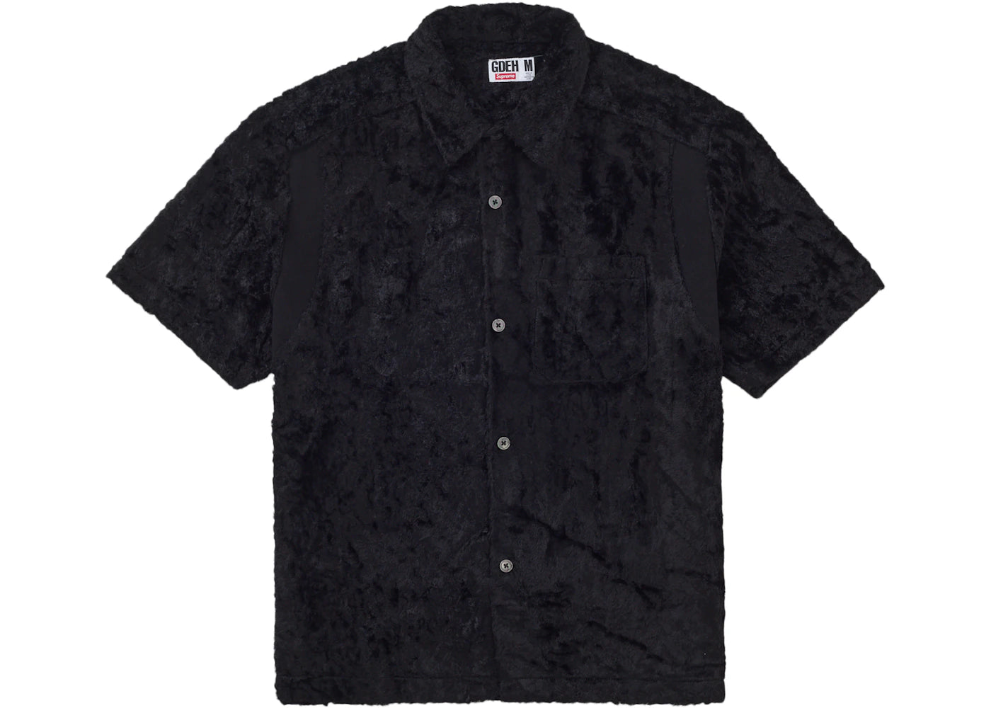Supreme GOODENOUGH Crushed Rayon S/S Shirt Black