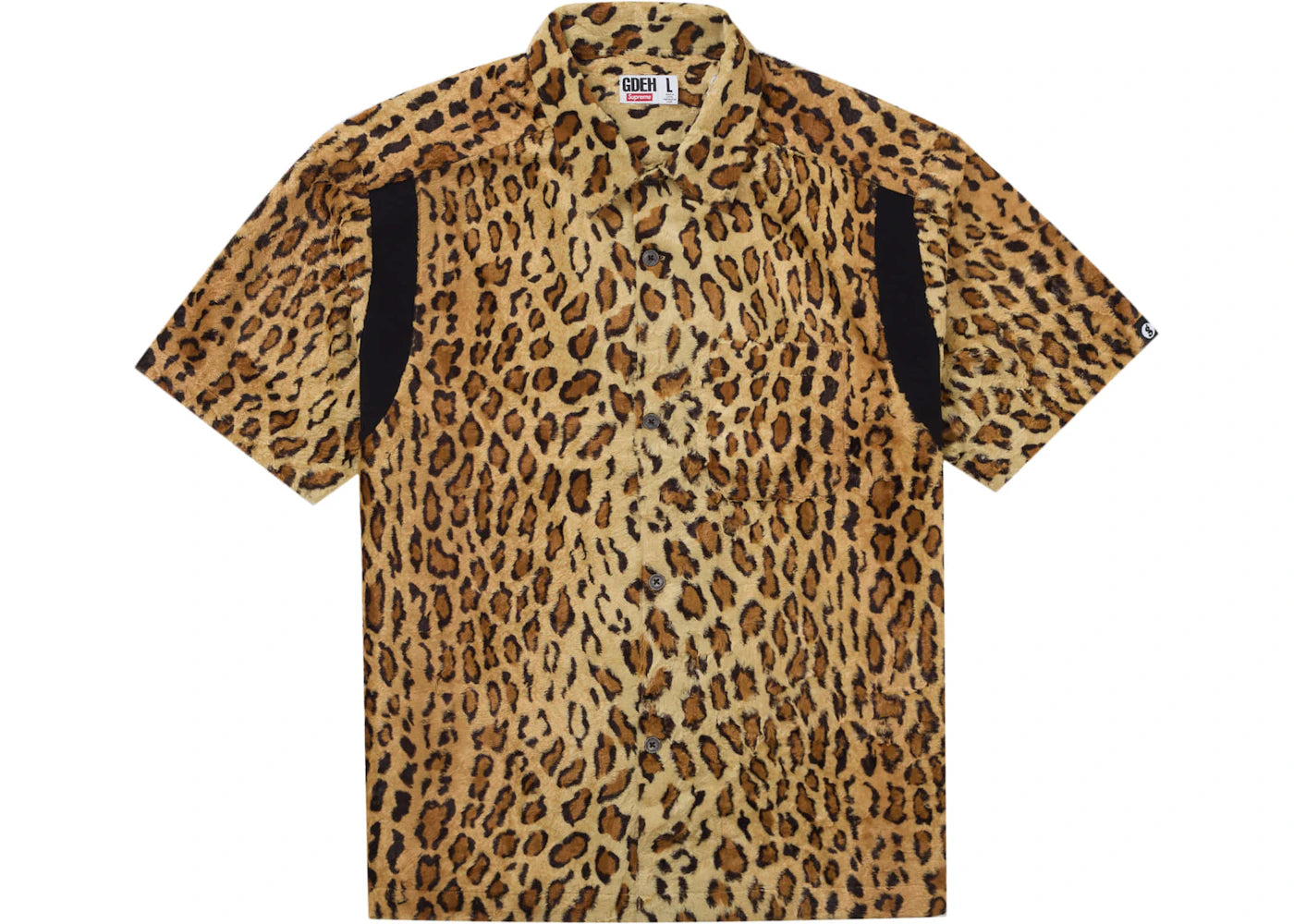 Supreme GOODENOUGH Crushed Rayon S/S Shirt Leopard