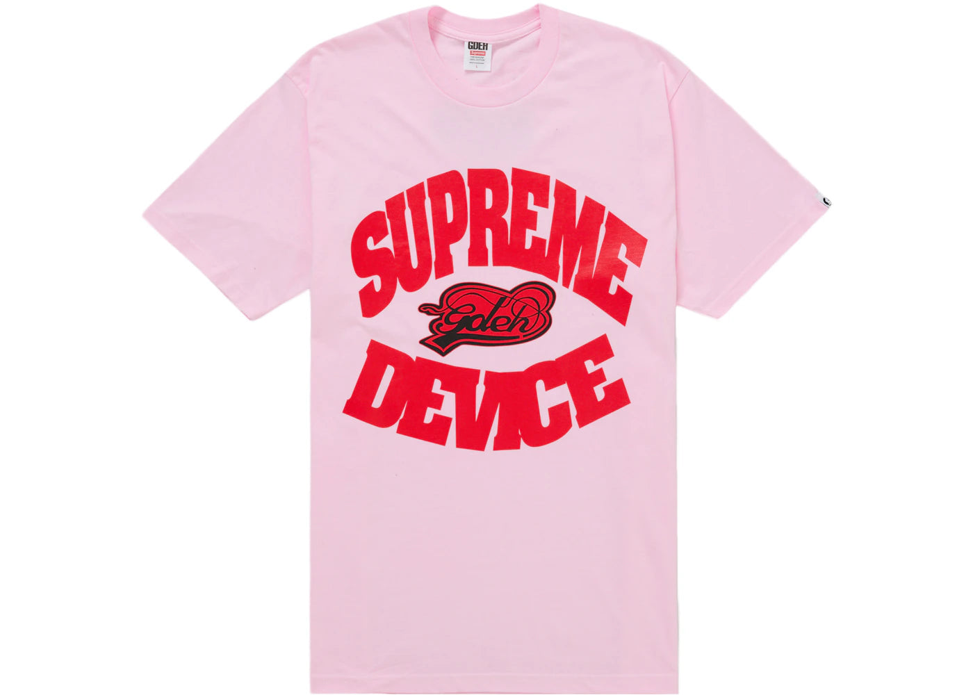 Supreme GOODENOUGH Device Tee Pink