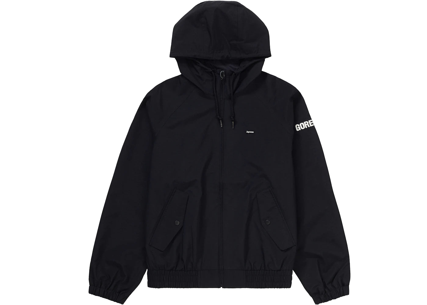 Supreme GORE-TEX Hooded Harrington Jacket Black