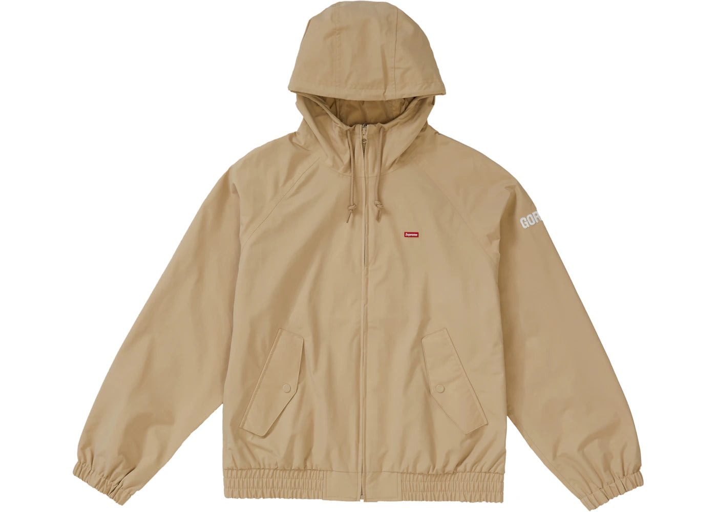 Supreme GORE-TEX Hooded Harrington Jacket Tan