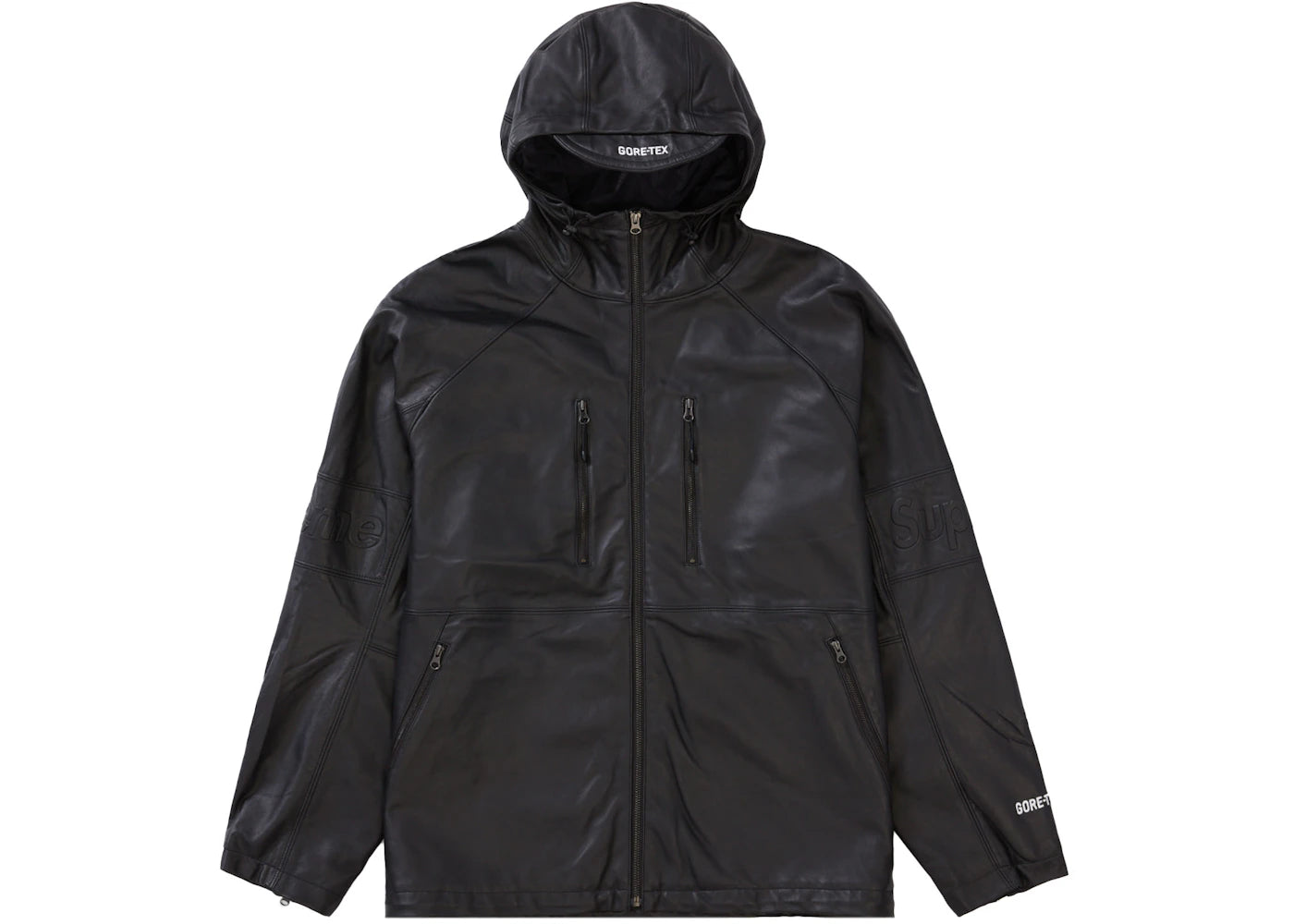 Supreme GORE-TEX Leather Jacket Black