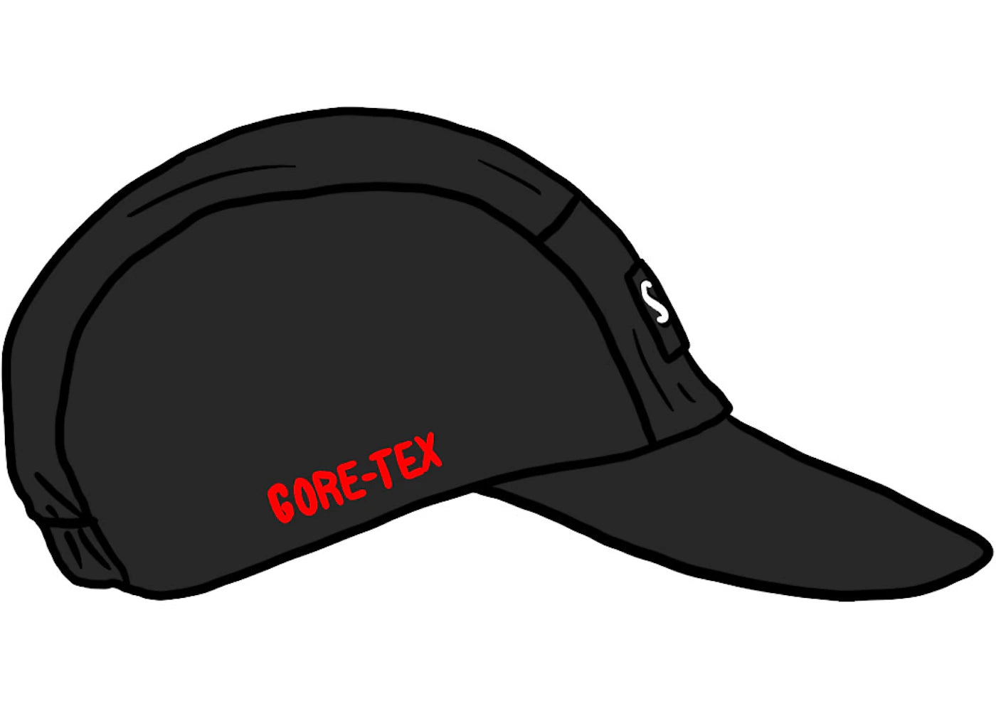 Supreme GORE-TEX Long Bill Camp Cap (SS21) Black