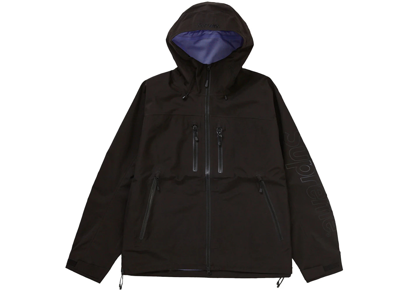 Supreme GORE-TEX Taped Seam Shell Jacket Black