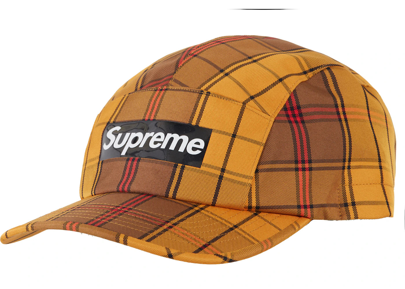 Supreme GORE-TEX Tech Camp Cap Gold Plaid