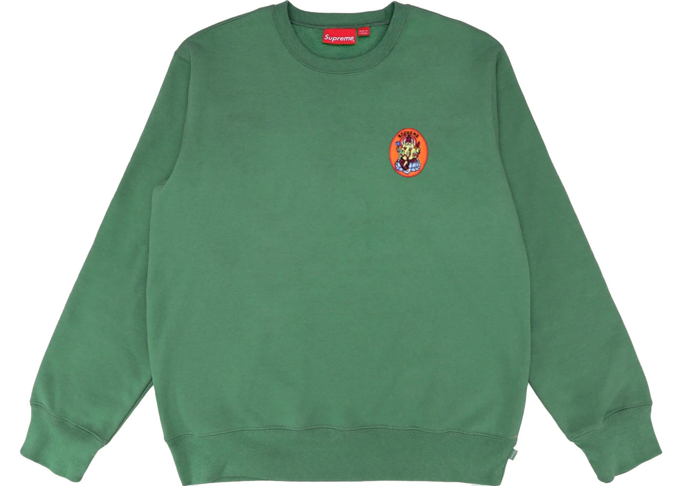 Supreme Ganesh Crewneck Light Pine