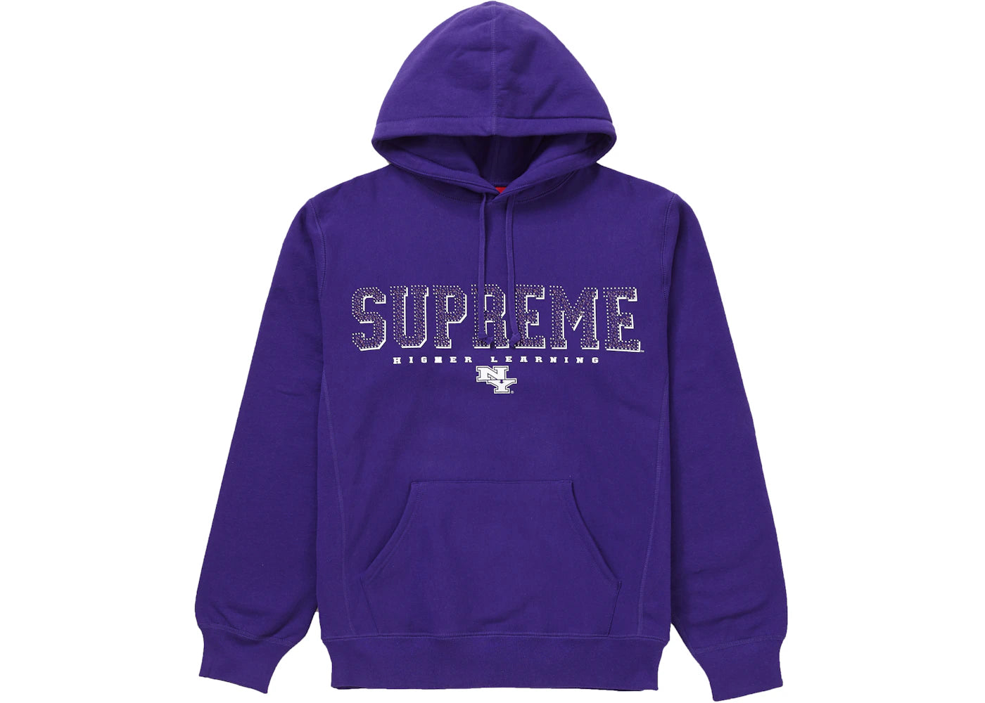 Supreme Gems Hooded Sweatshirt Purple
