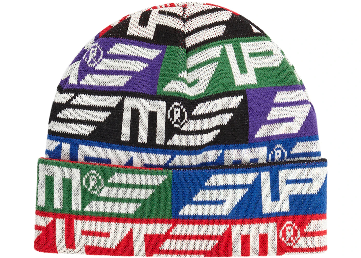 Supreme Geo Beanie Multicolor