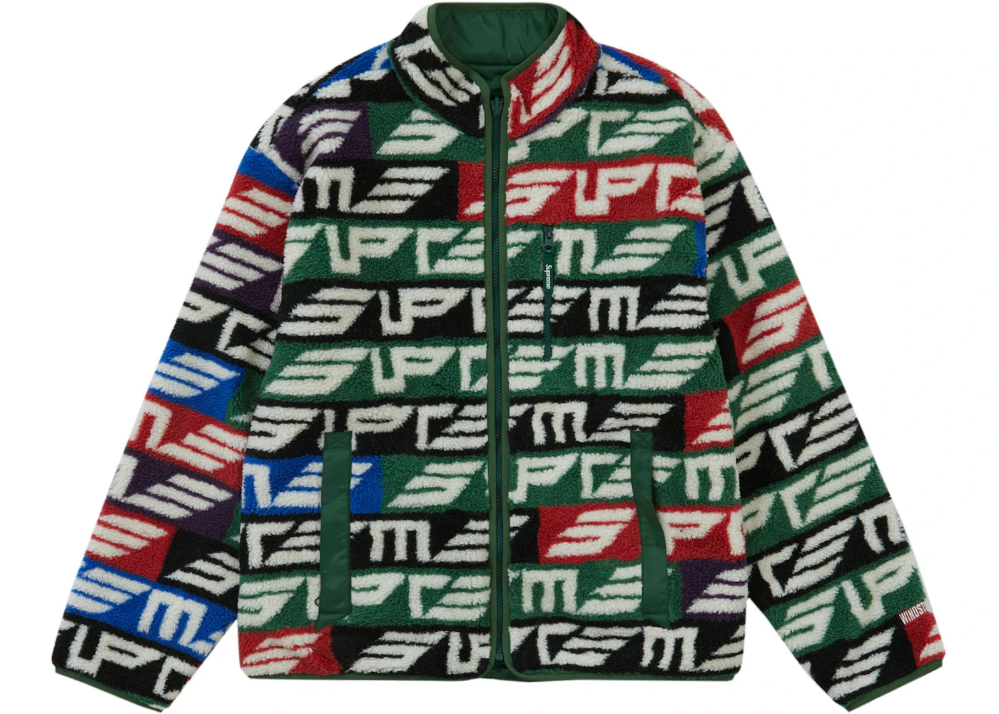 Supreme Geo Reversible WINDSTOPPER Fleece Jacket Multicolor