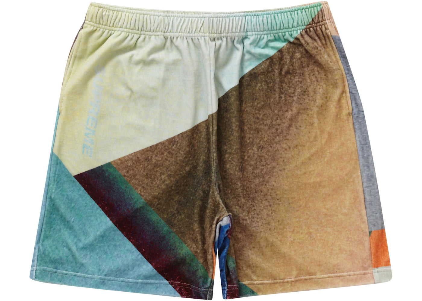 Supreme Geo Velour Short Multicolor