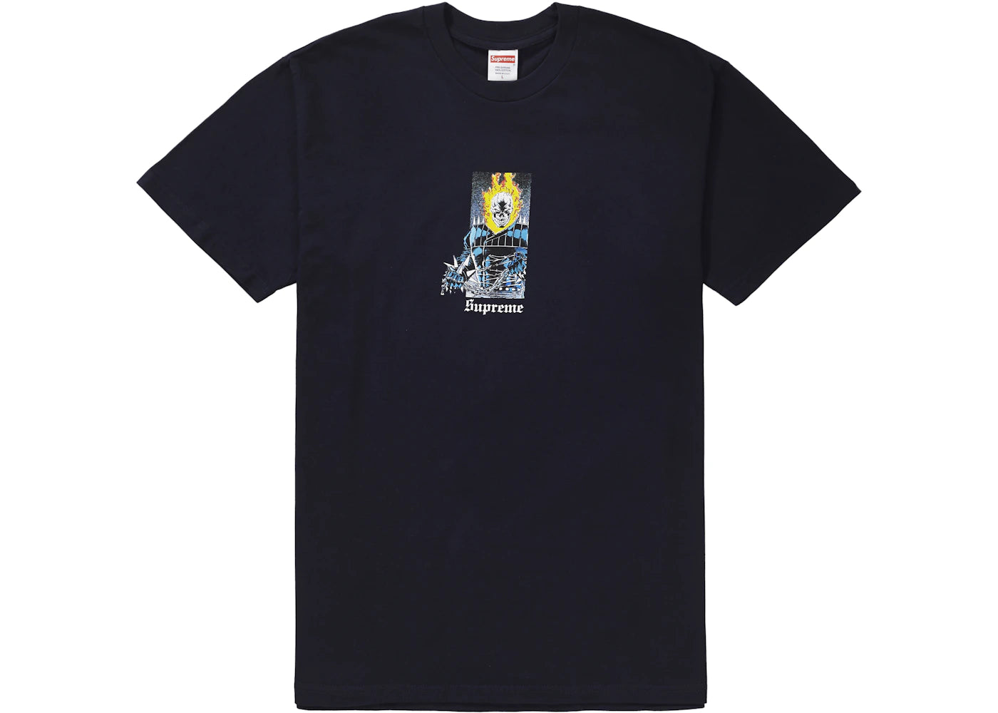 Supreme Ghost Rider Tee Navy