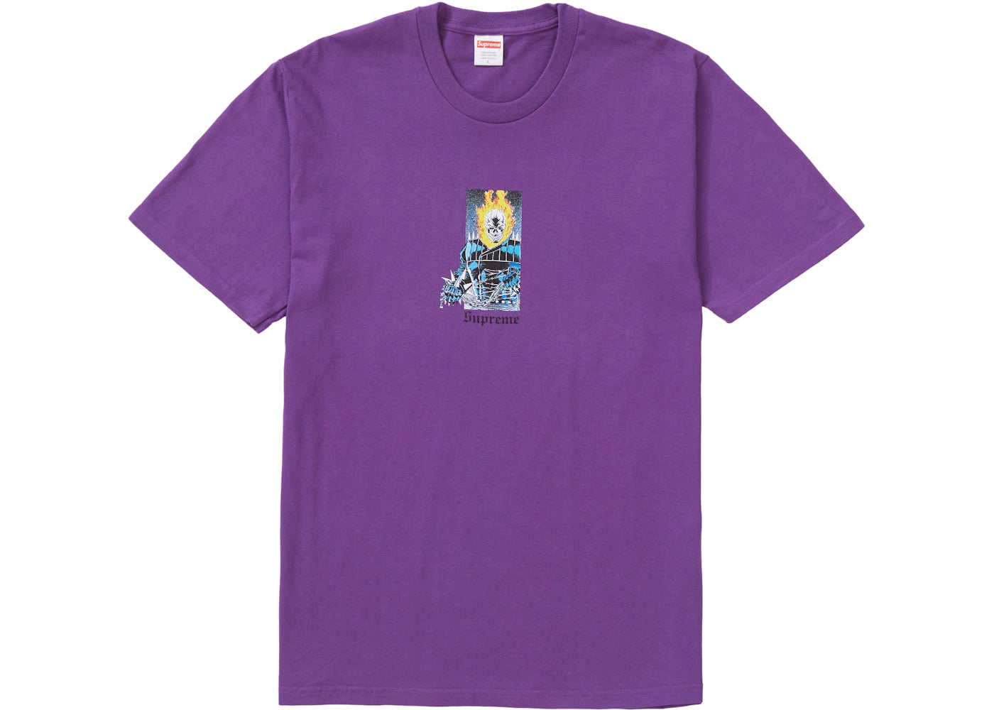 Supreme Ghost Rider Tee Purple