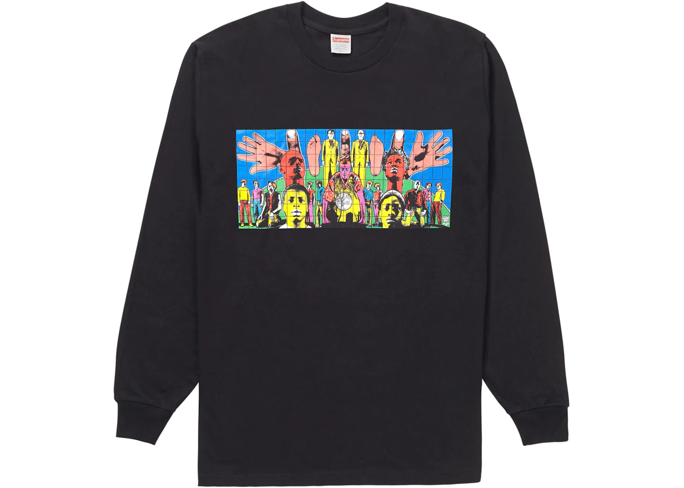 Supreme Gilbert & George DEATH AFTER LIFE L/S Tee Black