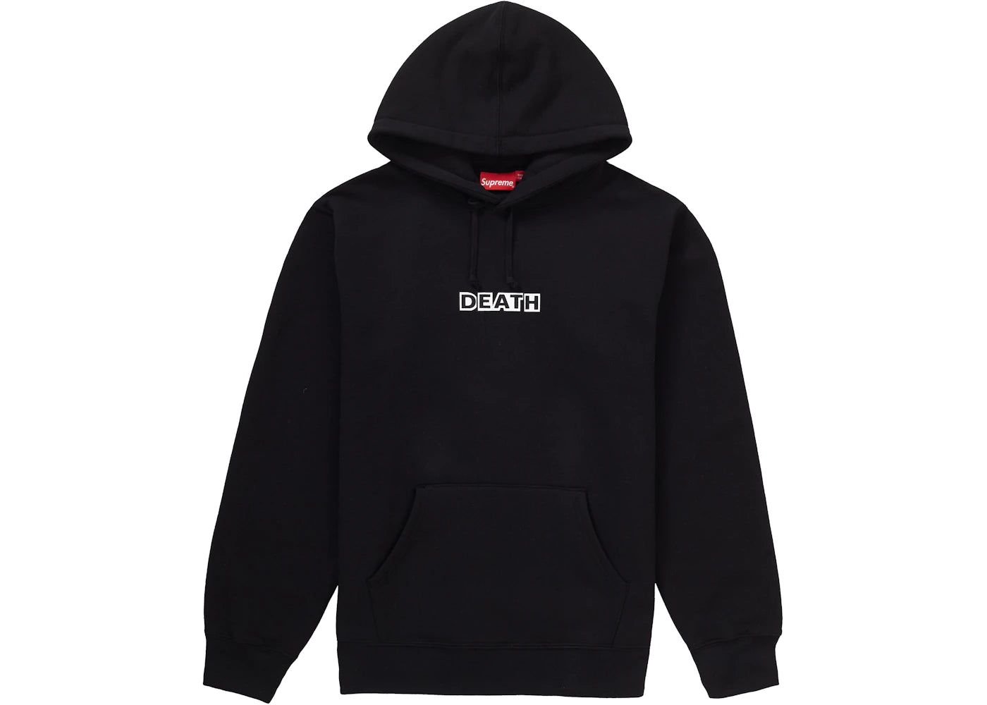 Supreme Gilbert & George DEATH Hooded Sweatshirt Black