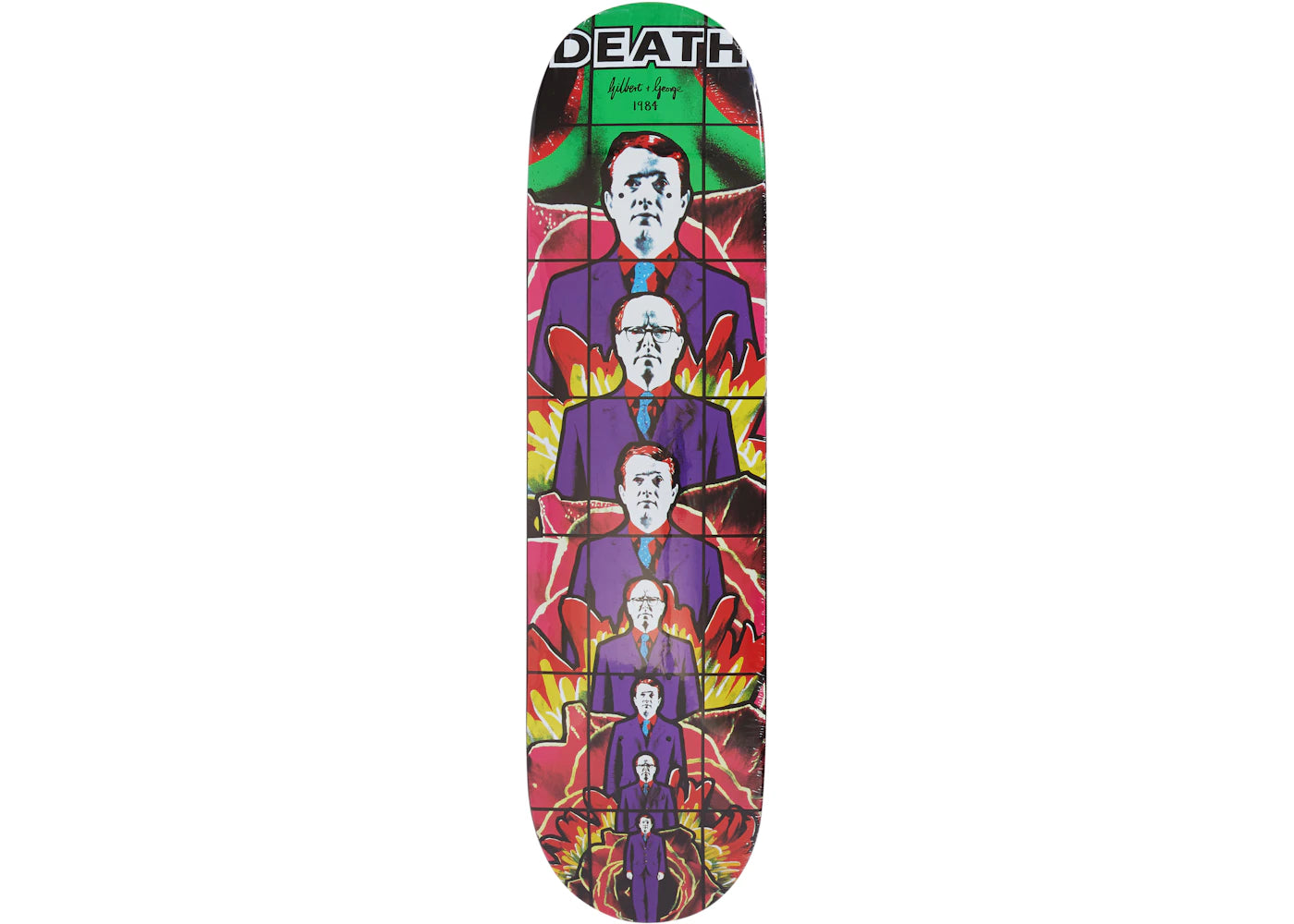 Supreme Gilbert & George DEATH Skateboard Deck Multi