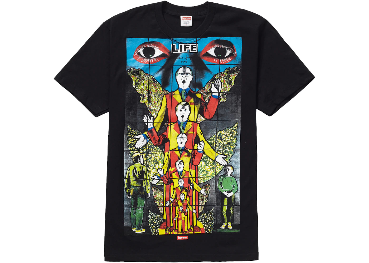 Supreme Gilbert & George LIFE Tee Black
