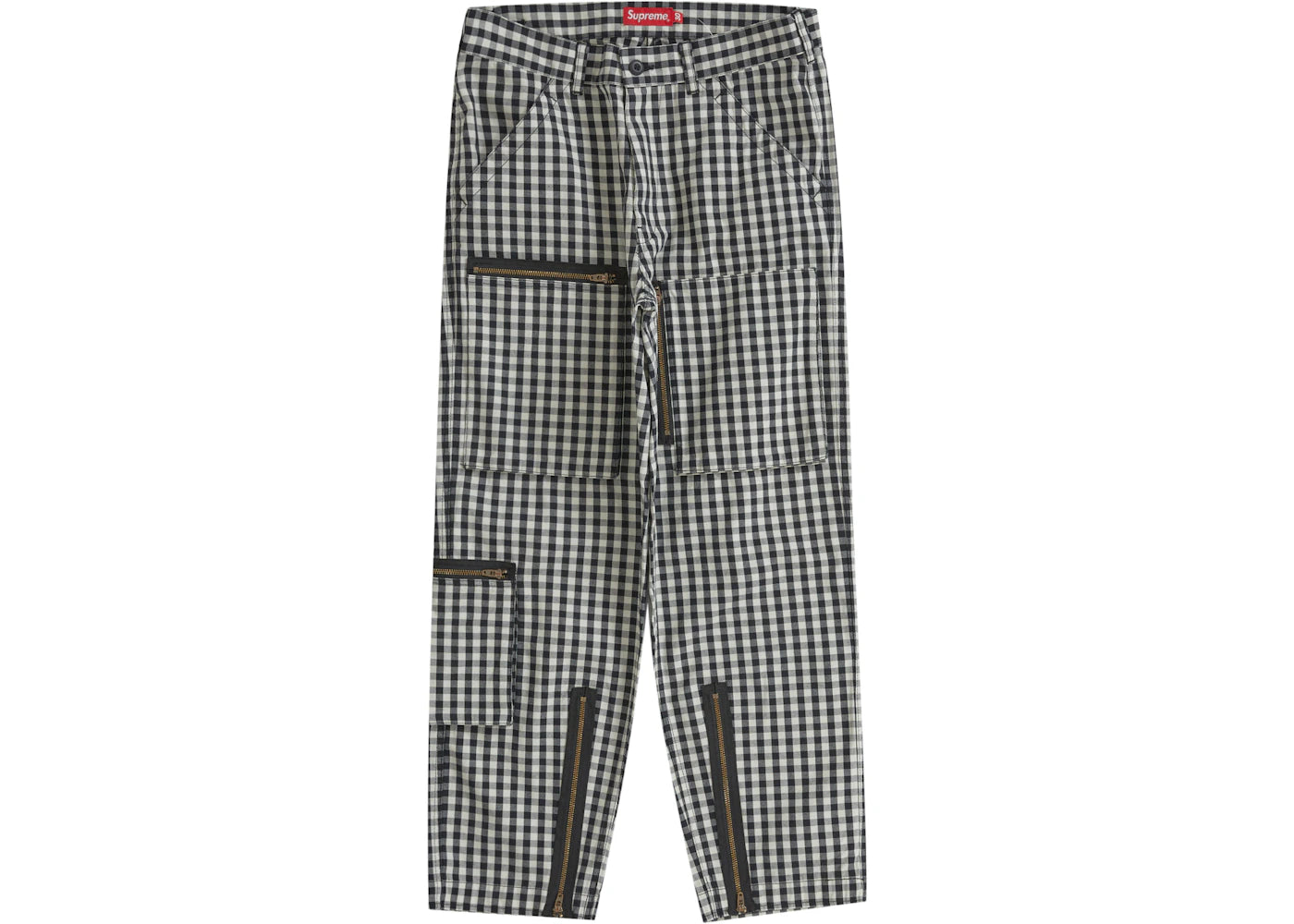 Supreme Gingham Flight Pant Black