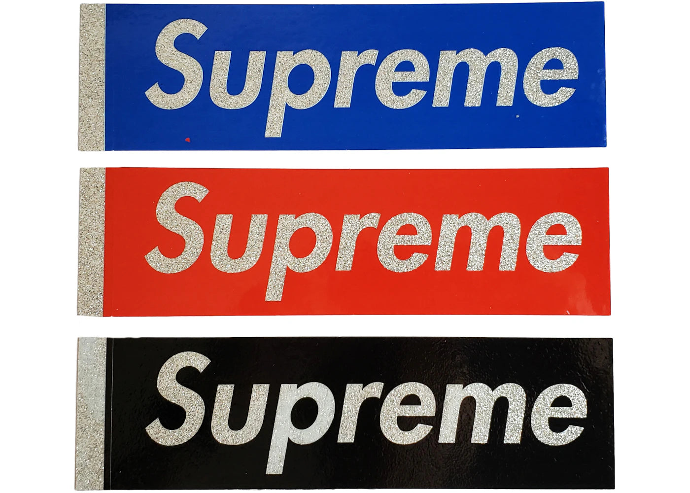 Supreme Glitter Box Logo Sticker Set